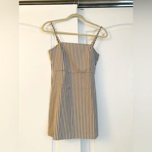 Pull & bear striped day dress size S, new with tag